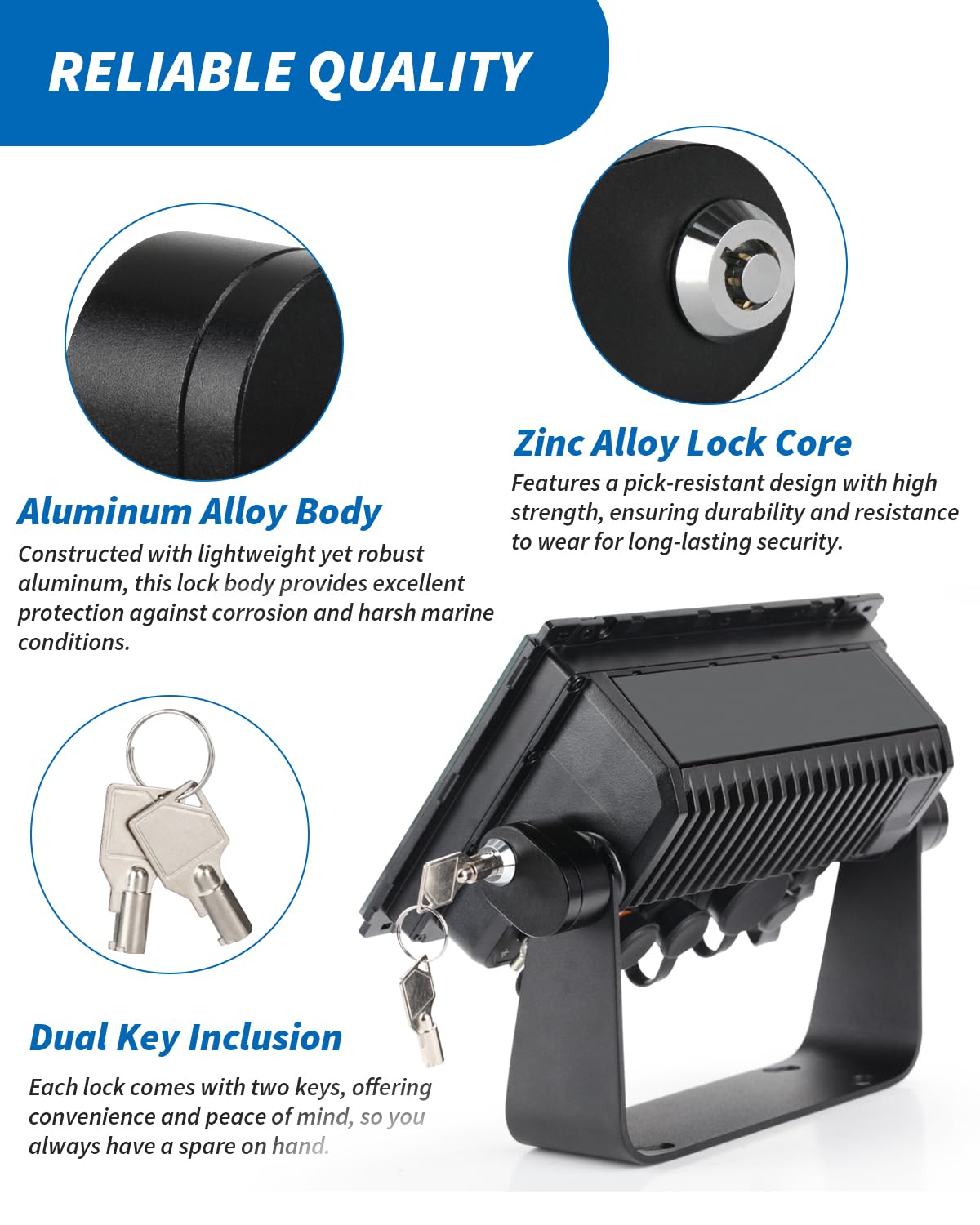 locks for lowrance fish finders Amazon.com: Aluminum Alloy Fish Finder Lock - Fishing Graph Accessories for  Securing Fishing Unit to Gimbal Mount - Compatible with Most Garmin,  Lowrance and Humminbird Units