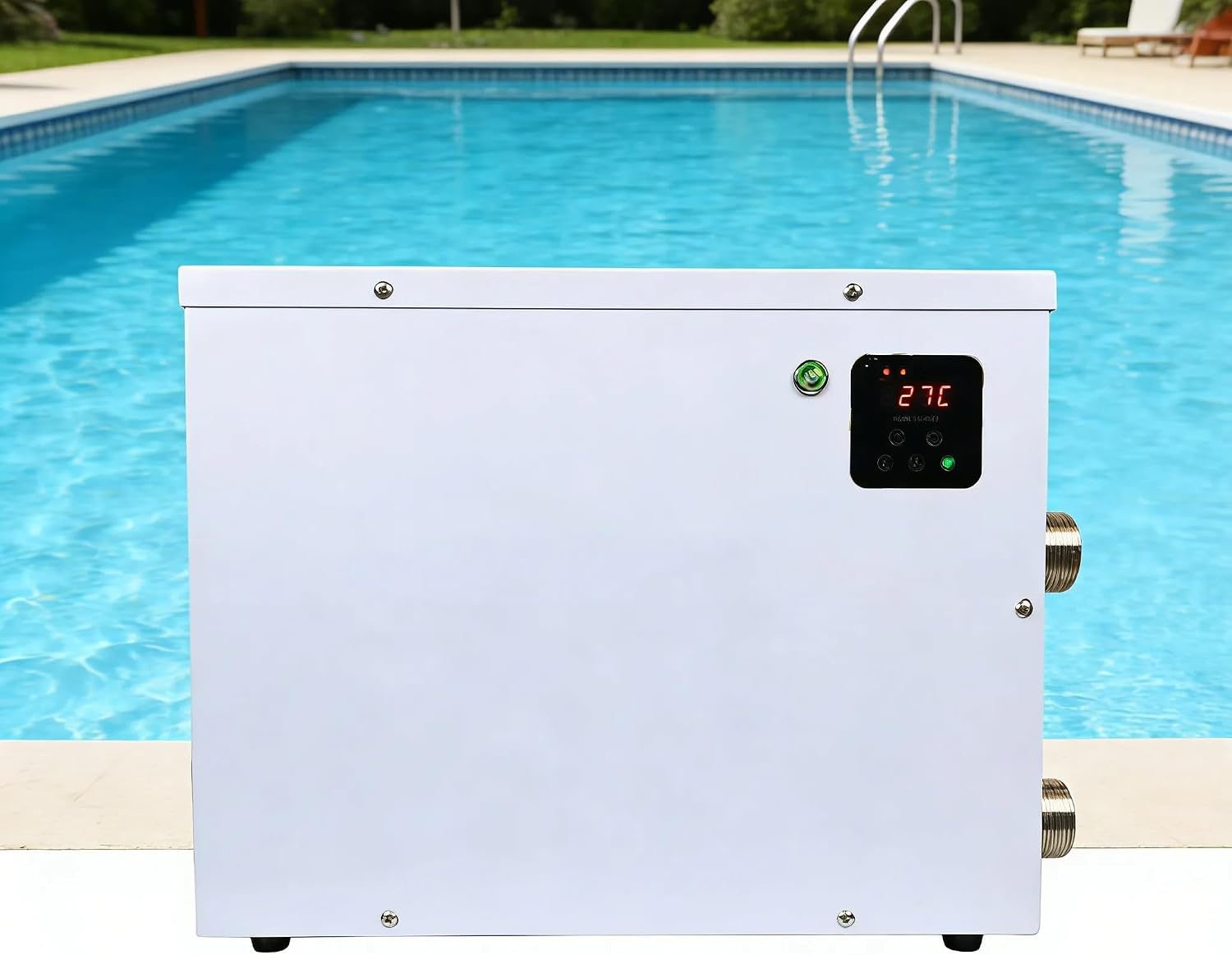 Pompe à Chaleur Piscine 11 kW - Thermostat Tactile 25-50°C