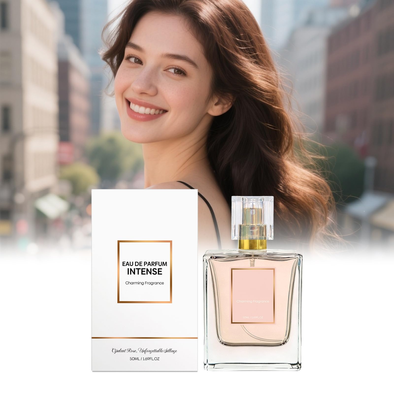 Eau de Parfum a lunga durata per donna; una fragranza floreale-fruttata