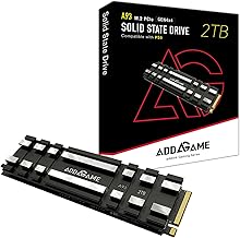 Addlink A93 2TB Storage Expansion for PS5 Console with Heatsink, Up to 7400mb/s, Gen 4 PCIe NVMe m.2 2280, SLC Cache Internal Solid State Drive(ad2TBA93M2P)