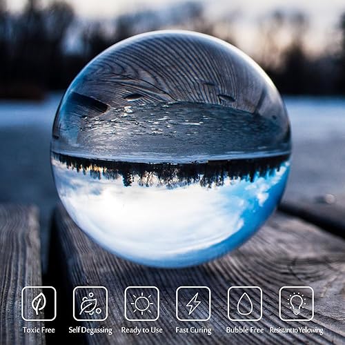 Miniatura 5 de Resina UV  Pegamento UV duro transparente mejorado de 2.16 oz para decoración de joyas y manualidades, resina epoxi ultravioleta de bajo olor,