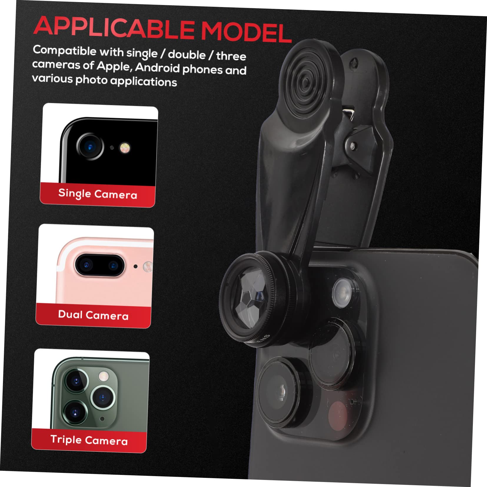 Per Fotocamera Del Telefono Kit Grandangolare Fisheye Per Fotocamera Del Telefono Cpl