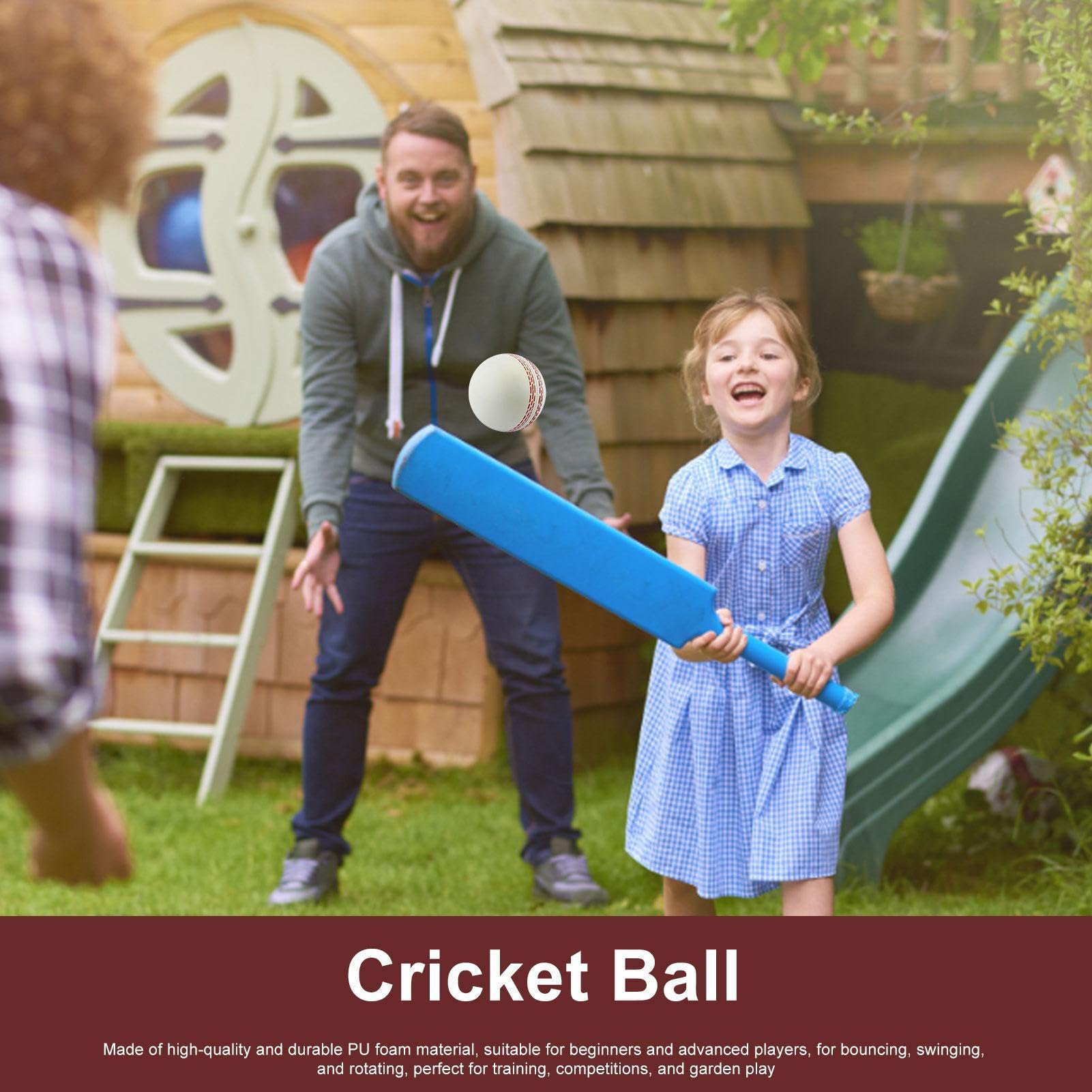 Fulenyi Bolas de Cricket de Entrenamiento Flexibles para Interior y Exterior