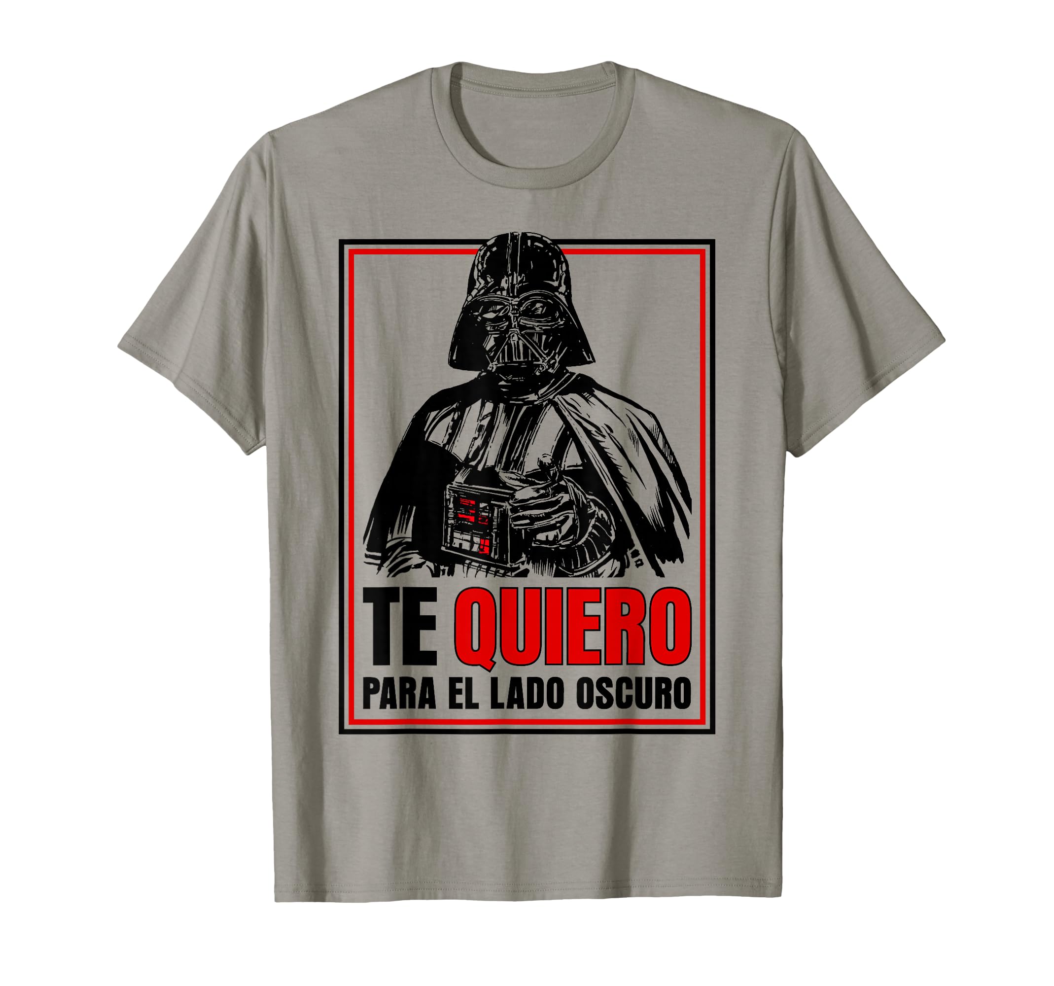 T-shirt Star Wars Te Quiero graphique vêtement coton noir - 3