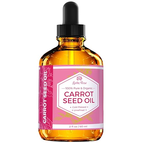 Miniatura 4 de Aceite de semilla de zanahoria N. 1 en confianza de Leven Rose, 100 % orgánico prensado en frío y sin refinar, 2 onzas para tratamiento de piel,