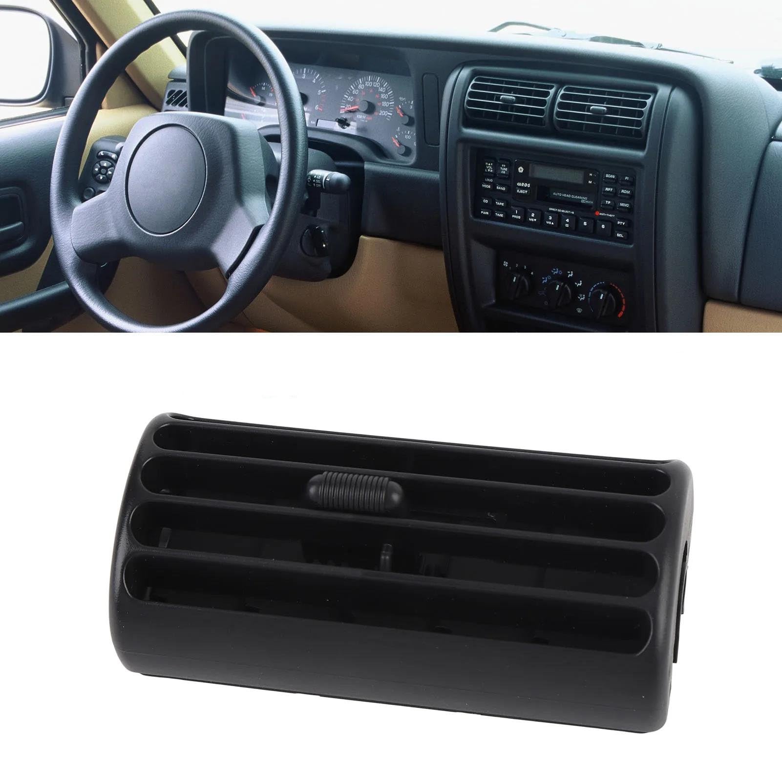 Bocchetta Aria Condizionata Auto Griglia Ventilazione Cruscotto Centrale Anteriore in Plastica Presa d'Aria Cruscotto Uscita Aria Condizionata per Cherokee XJ 1997-2001 5FS10LAZAB