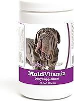 Vista 50 de Healthy Breeds Bulldog Multivitamínico Masticable Suave para Perros 180 Recuento