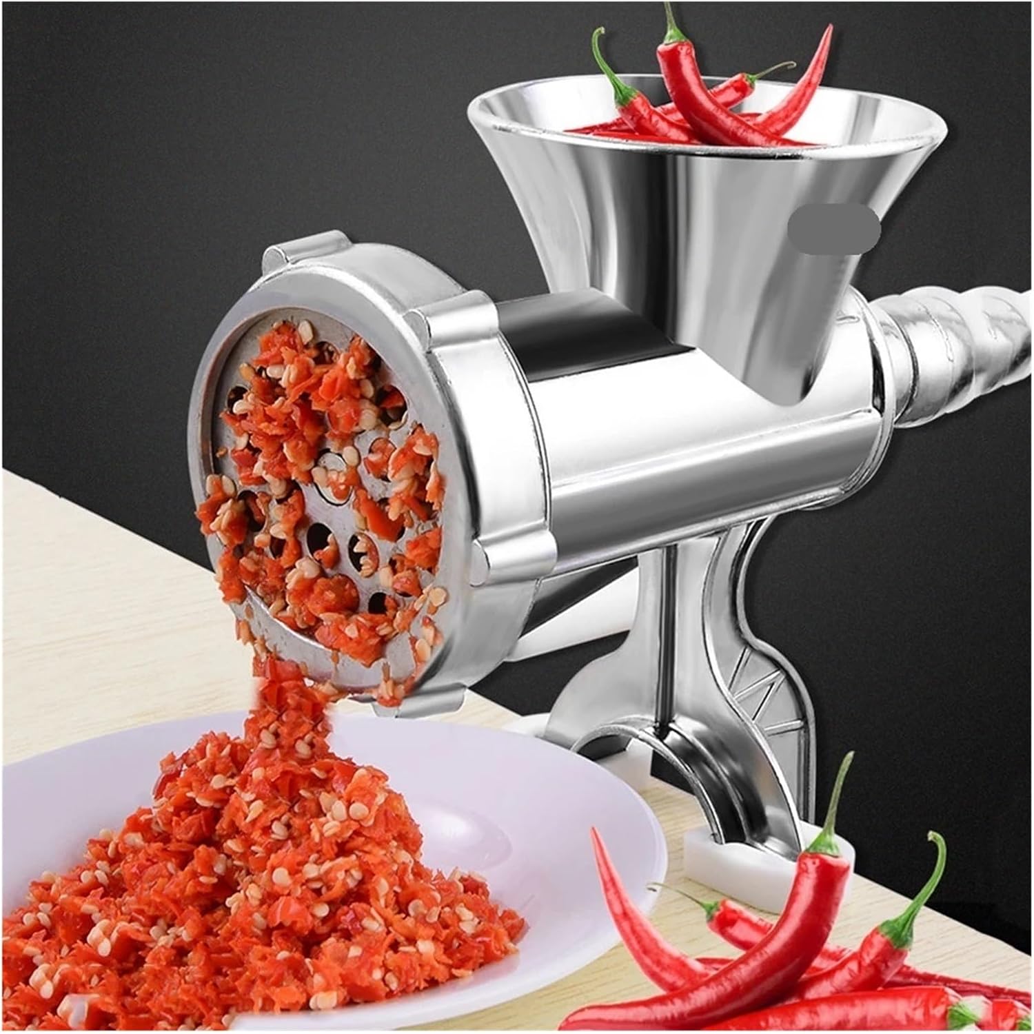 Manual Meat Grinder Multifunctional Chopper, Walnut Crusher Vegetable Sausage Filler Kitchen Tool