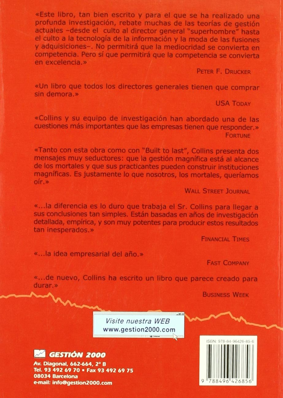 Empresas que sobresalen (good to great)
