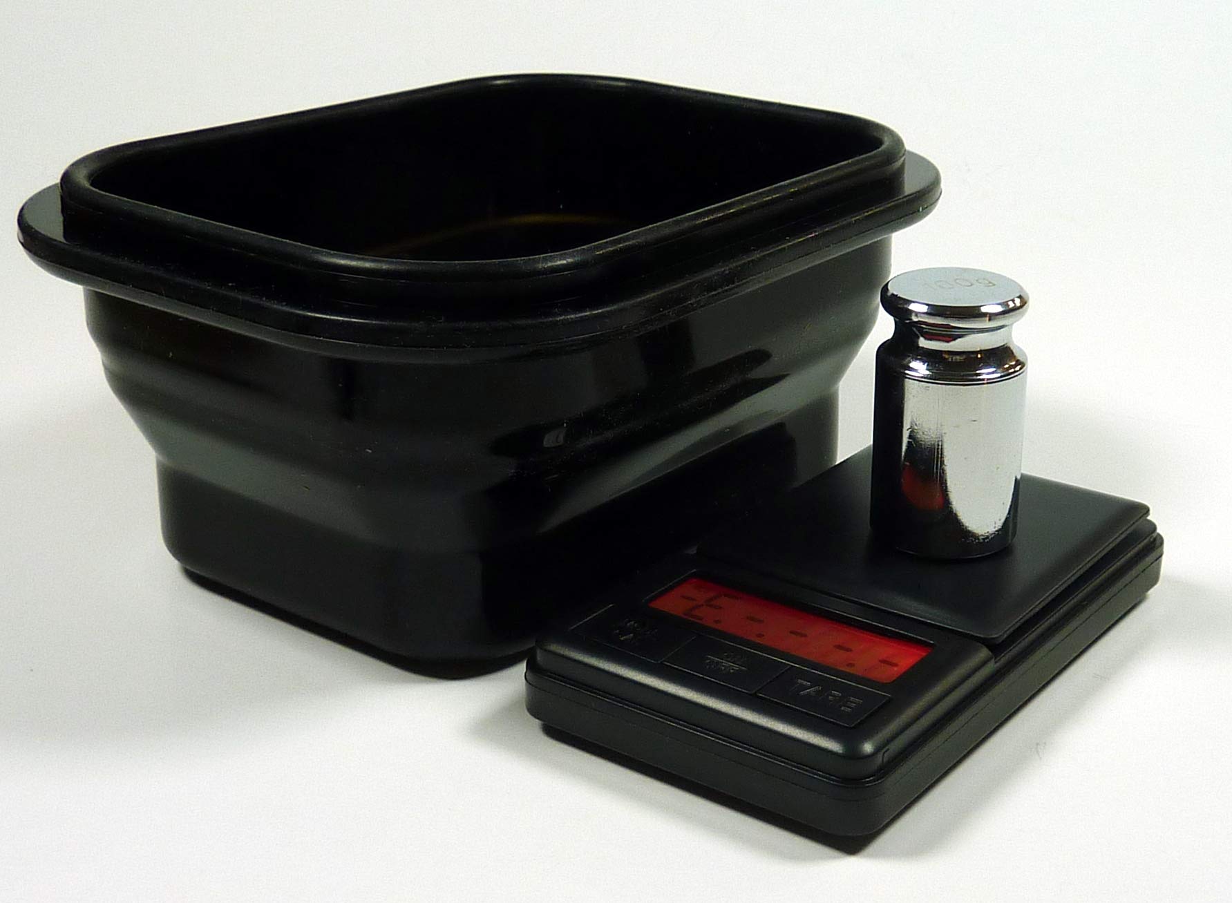 Pocket Digital Scale 200g x 0.01g With Collapsible Bowl and Calibration Weight For Kitchen Gold Gems Herbs Jewelry