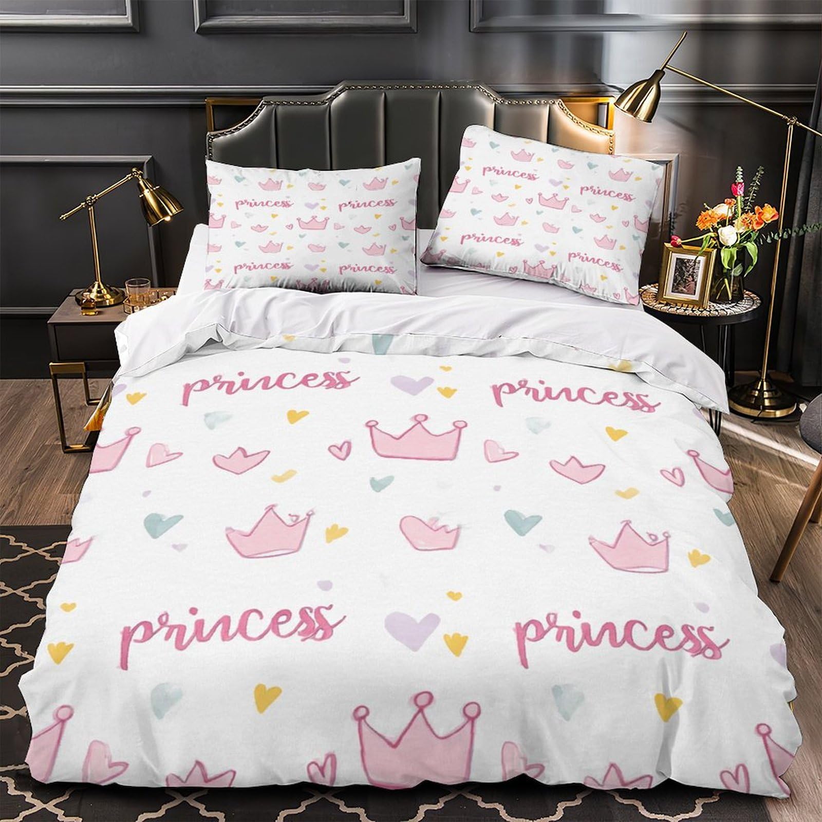 Parure de lit respirante anti-allergie housse de couette 200x200