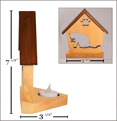 Miniatura 7 de Personalized Cat Memorial Gift for Cat Lovers Customizable Pet Memorial Gift Pet Loss Cat Gift Idea Pet Sympathy Candle Tea Light Gift 8 poses