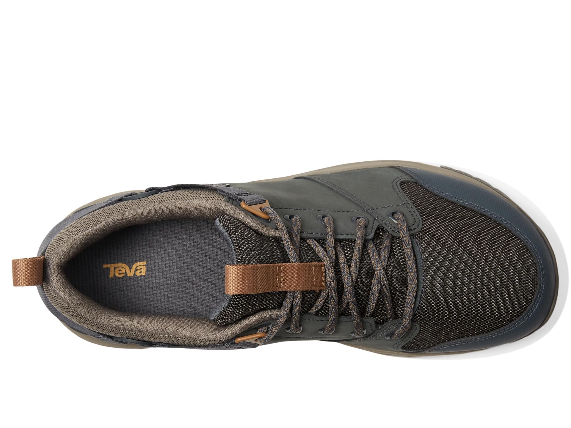 Teva Men's Grandview GTX Low Hiking Boot, Dark Shadow/Bungee Cord, 9.5