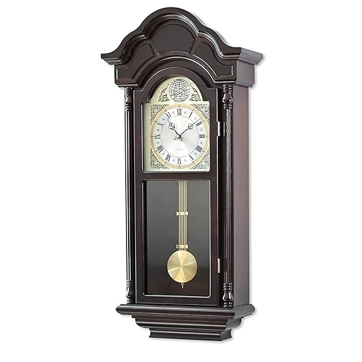 AYRELY 36-inch Grandfather-Style Chiming Wall Clock