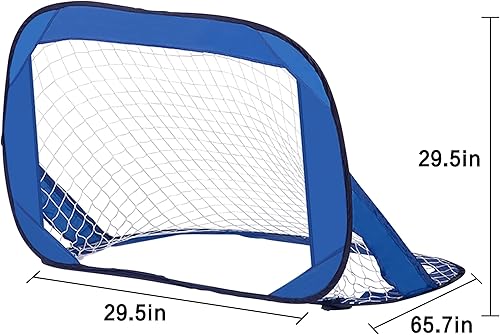 Miniatura 3 de Redes de fútbol profesionales desplegables, práctica red de fútbol plegable con bolsa de transporte, objetivos para interiores y exteriores para