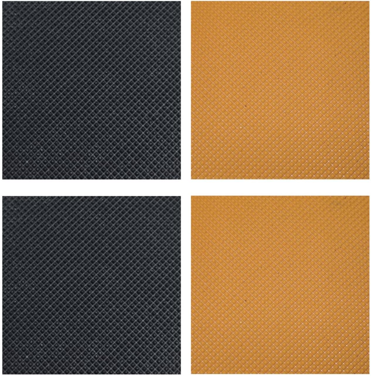 4 Pcs Square Rubber Boot Heel Replacement Caps,3.5mm Thick Anti-Slip Shoe Heel Repair Pads,Sole Protectors for Women & Men Boots,Shoes,Boot Shoe Non Slip Heels Protectors for Shoes