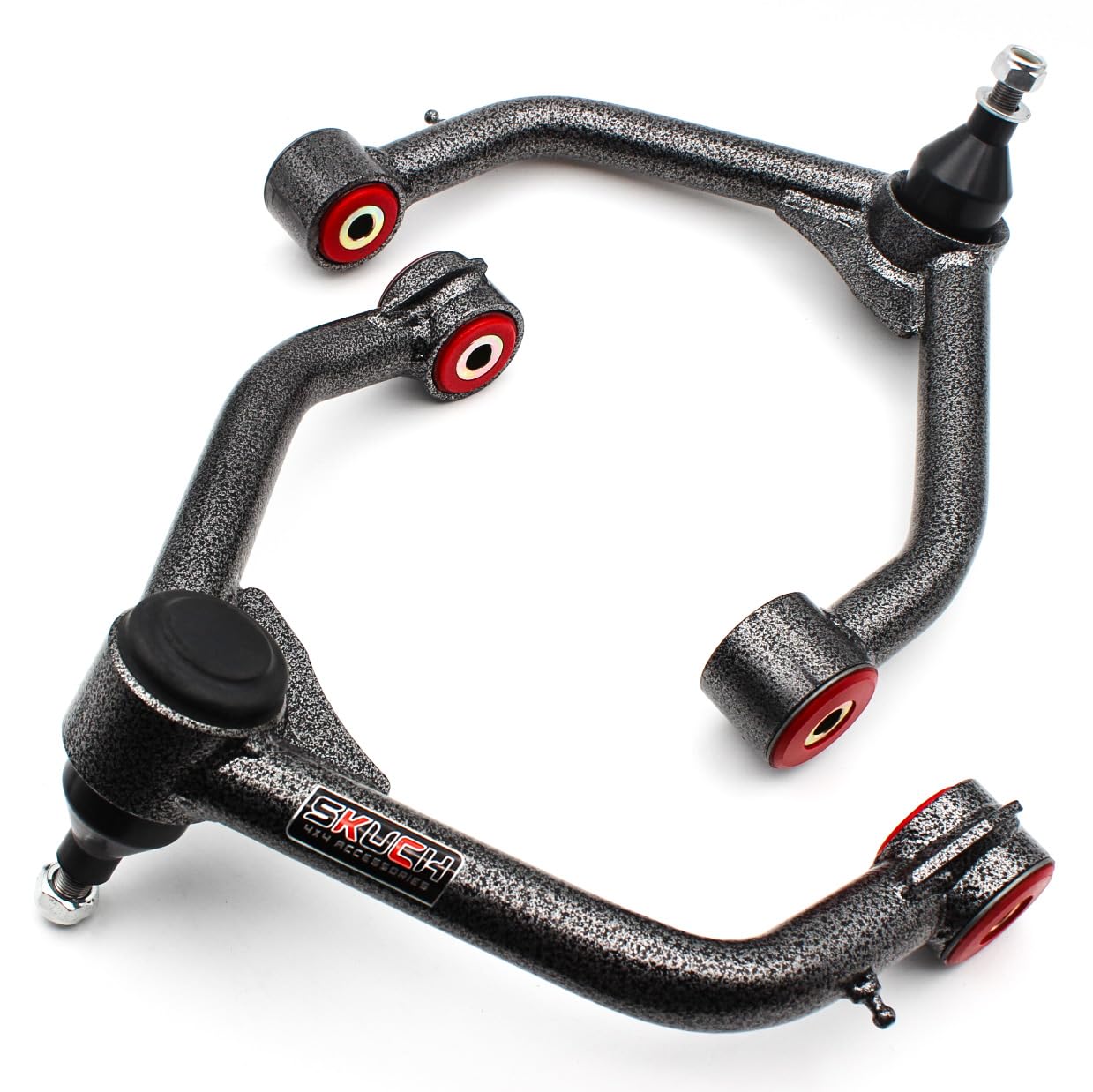 Front Upper Control Arms Tubular with Ball Joint for 2009-2019 DODGE RAM 1500 4WD 2-4" Suspension Levering Lift Adjustable Control Arms, 2Pcs