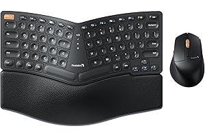 ProtoArc Ergonomic Keyboard Mouse Combo: EKM04 2.4GHz Wireless Comfort and Convenience