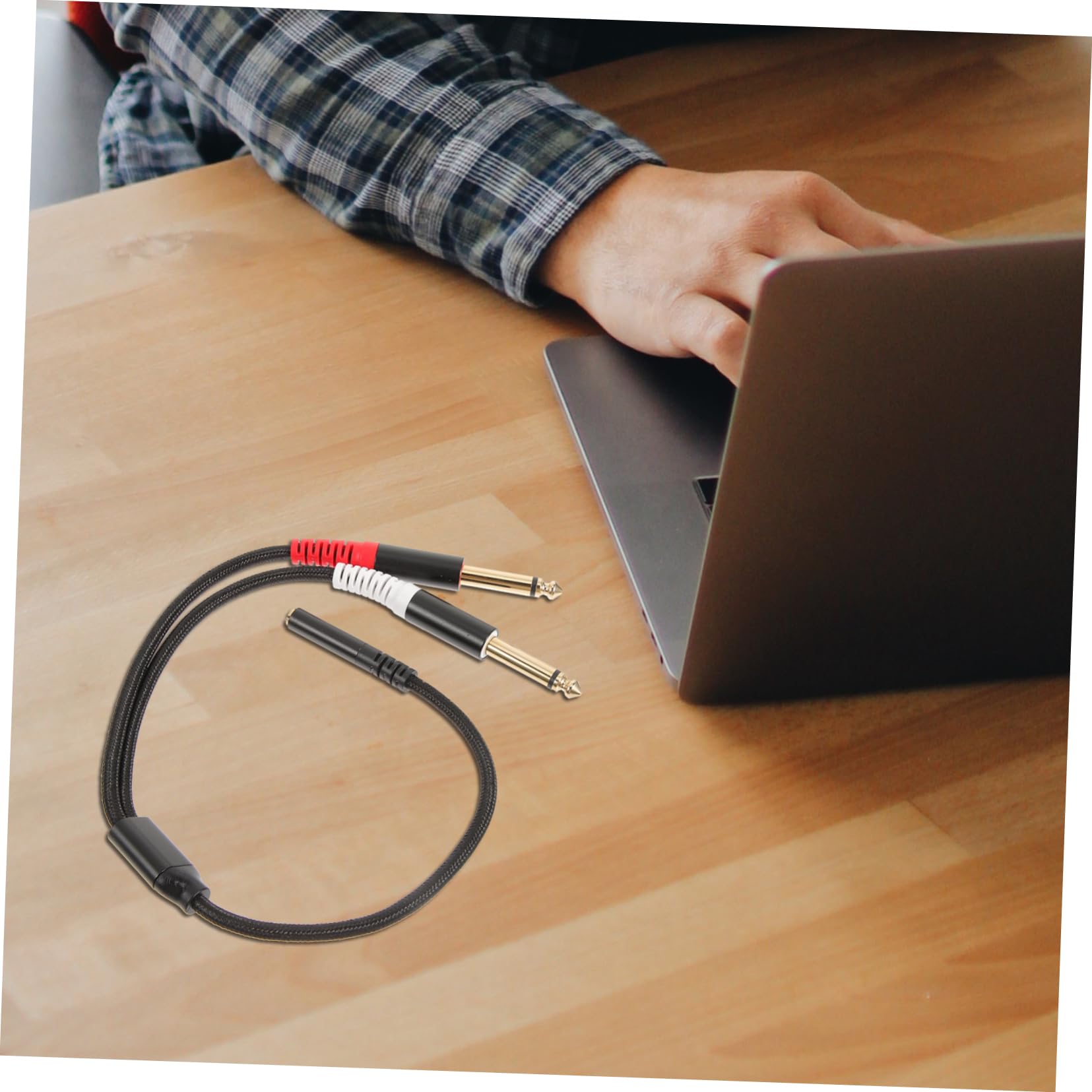 5stücke Audio Adapter Dual Hochwertiges Audiokabel Für Soundqualität Für Musikanwendungen Und -Audio-