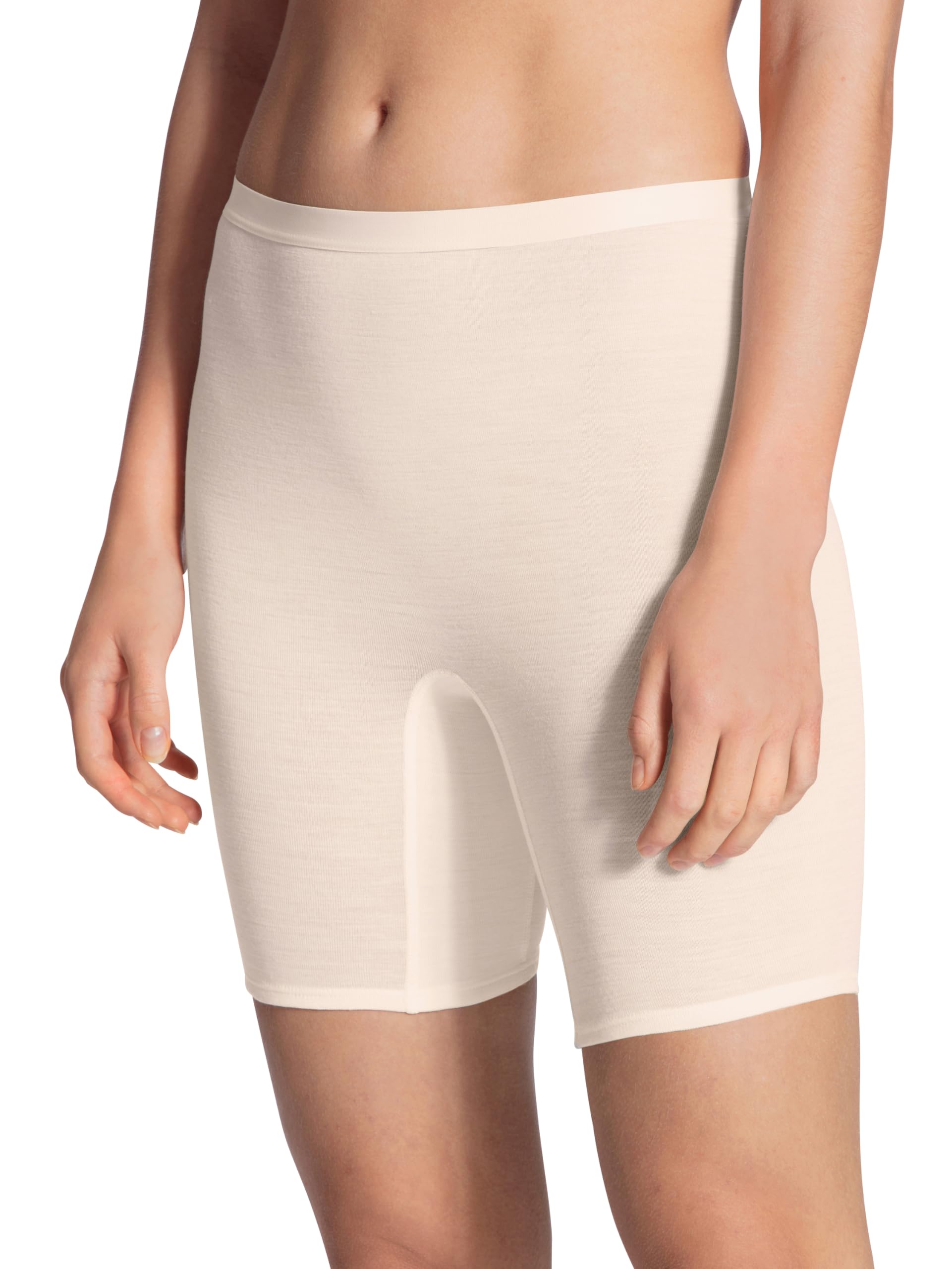 Calida True Confidence Pants pour Femmes, Basque en Laine et Soie, Fines côtes, thermorégulatrice et neutralisant Les odeurs