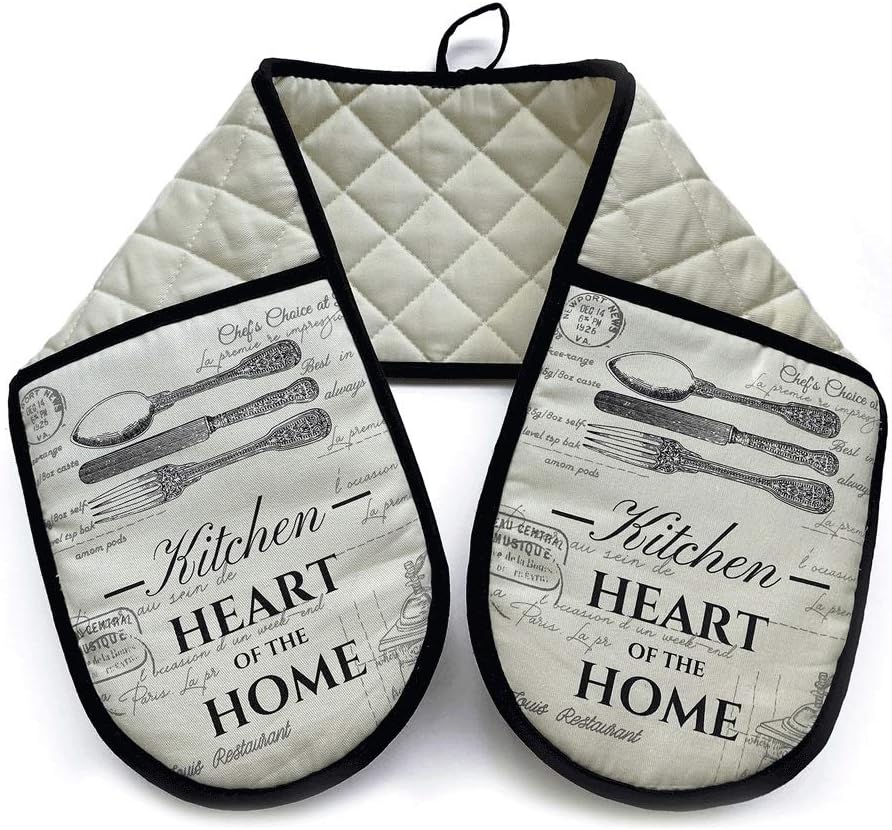 Retro Cotton Lengthened Thickened Heat Insulation and Anti-scalding Gloves 17 * 88 Cm