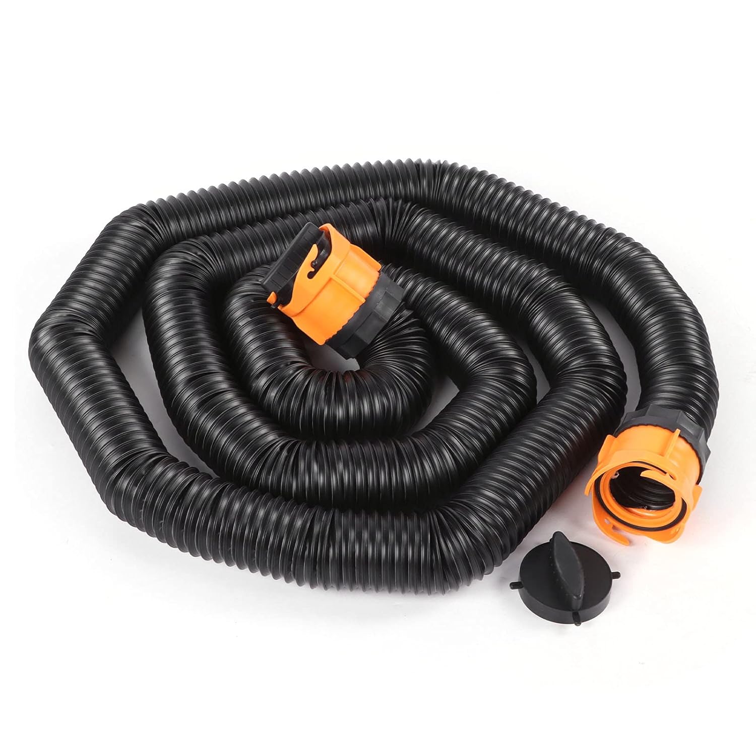 15Foot RV Sewer Hose Kit, Universal 23 Mils Durable Polyolefin Sewer