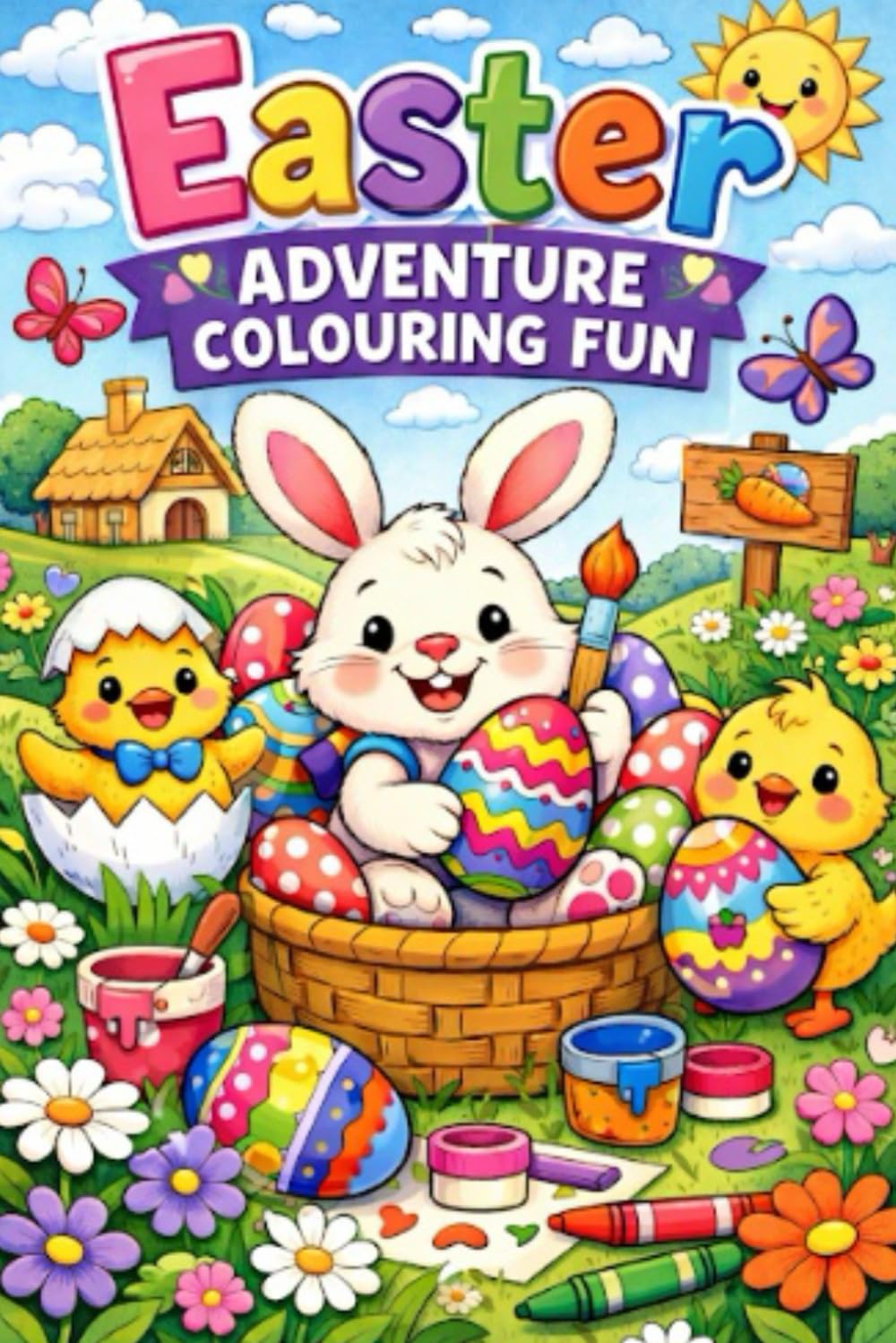 Easter Adventure colouring fun