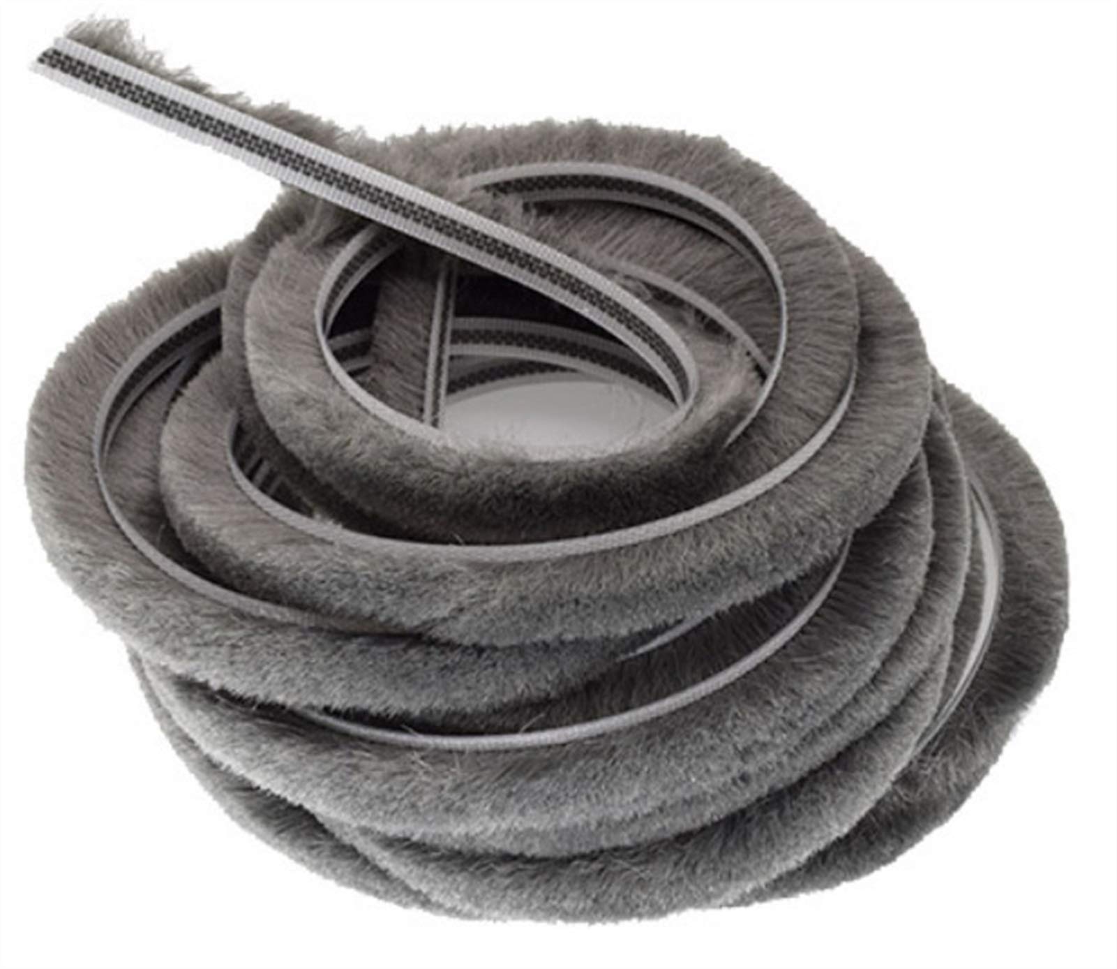 Pangyoo PYouo-Sealing strip 10M Straight Hair Sealing Strip Door/Window Groove Nylon Pile Brush Seal Weatherstrip 5/6/7mm, Efficient sealing (Color : 6 x 8mm)