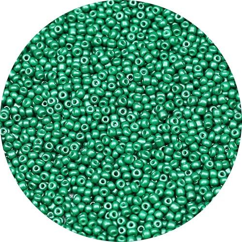 Miniatura 10 de Cuentas de semillas rosas de piel de 0.079 pulgadas 120, 1.76 onzas aproximadamente 5000 cuentas de semillas para hacer pulseras de cintura, aretes,