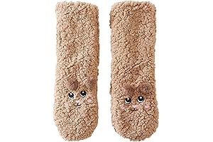 UIFLQXX Women's Lamb Tube Socks