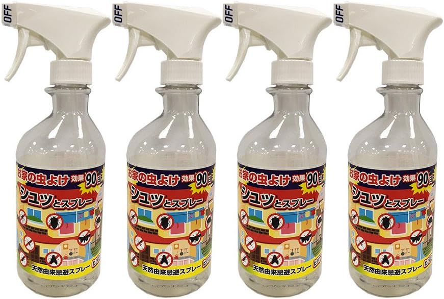 正規代理店 ヒバウッド 虫除けスプレー 天然忌避 天然由来忌避 ペット 赤ちゃん 安全 450ml×4本