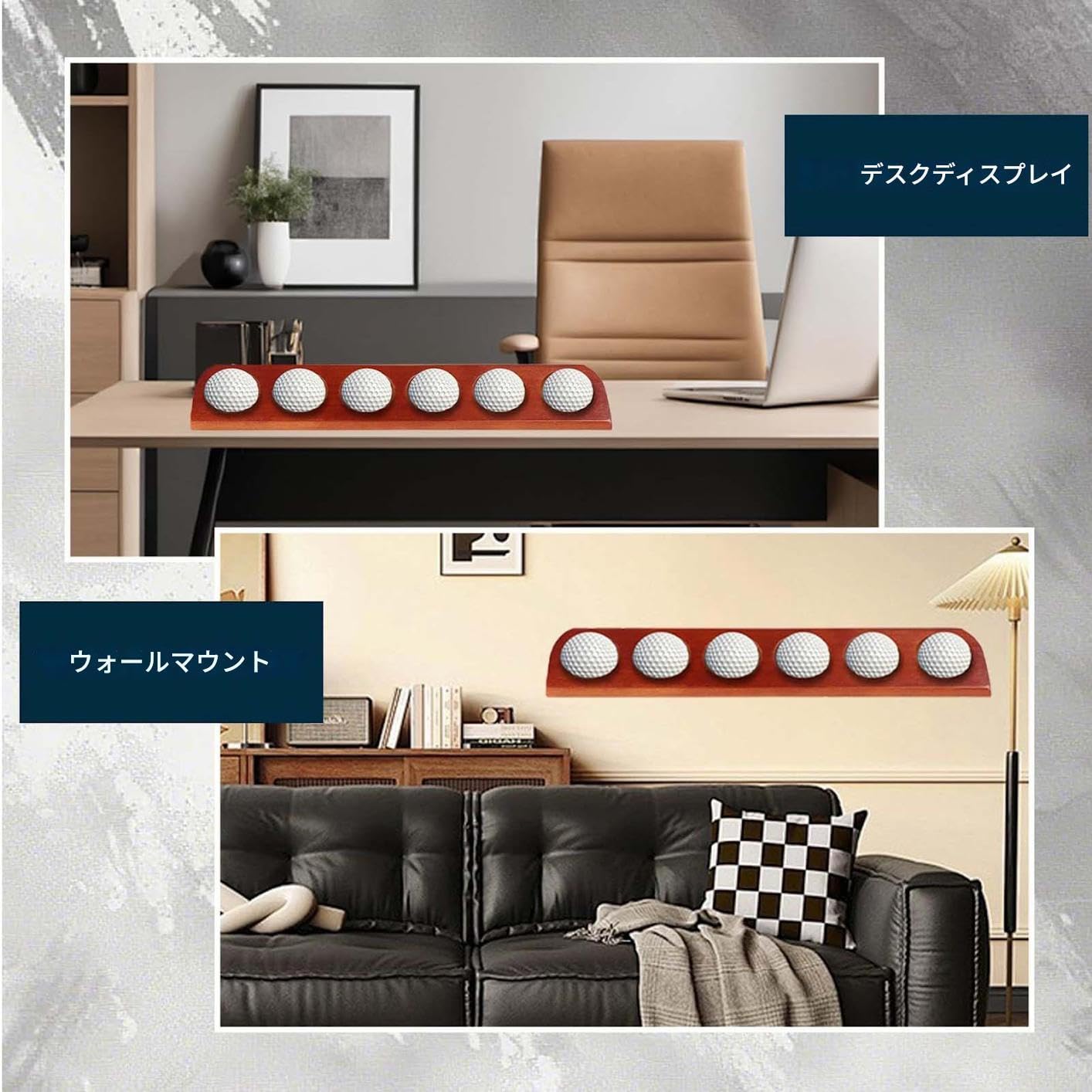 Amazon.co.jp: ゴルフボール ディスプレイケース 壁掛け 省スペース
