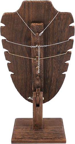 Miniatura 6 de MOOCA Soporte de exhibición independiente para collar con caballete, soporte de exhibición para múltiples collares, soporte de joyería de pendiente