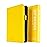 Vault X 4 Pocket Trading Card Zip Binder, 160 cards, Premium Exo-Tec Album Material, 20 Side-Loading Pages, Folder for Collectible Card Games, Sports, TCG (Yellow)