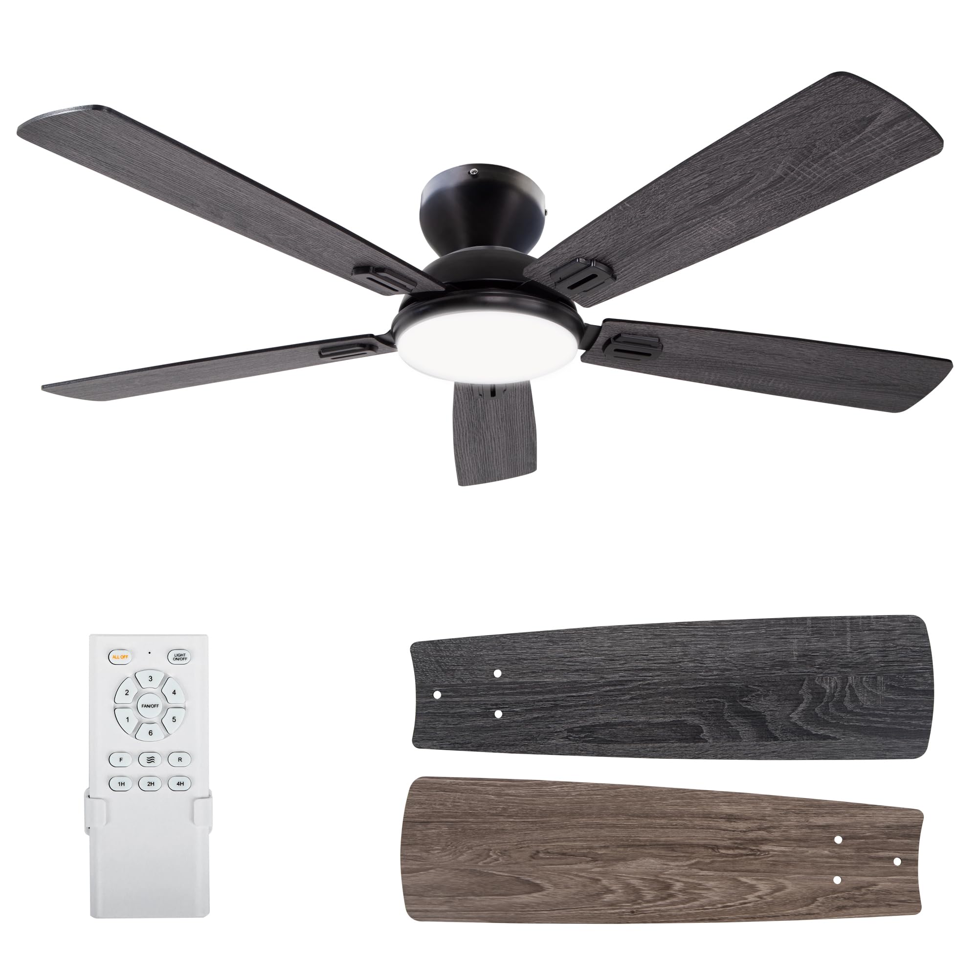 OTODASUⅡ DEKA FAN Amazon.com: Duakomte 52 Inch Ceiling Fans with Lights