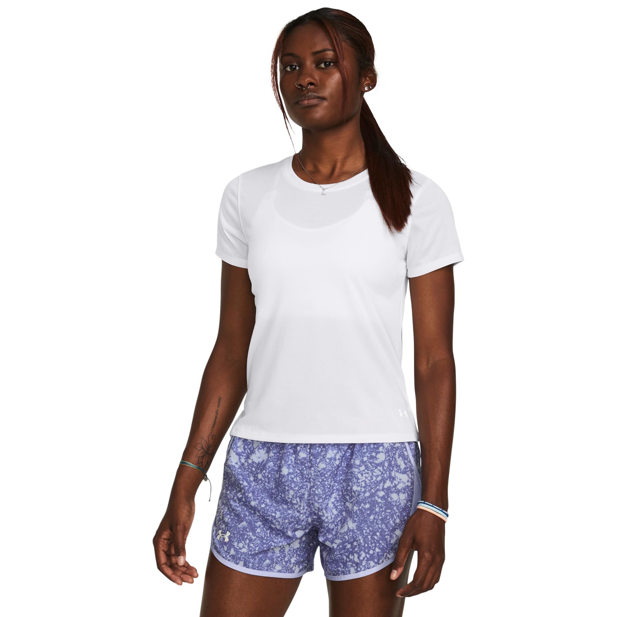 Under Armour Launch Camiseta de Running Mujeres Jasper Blue