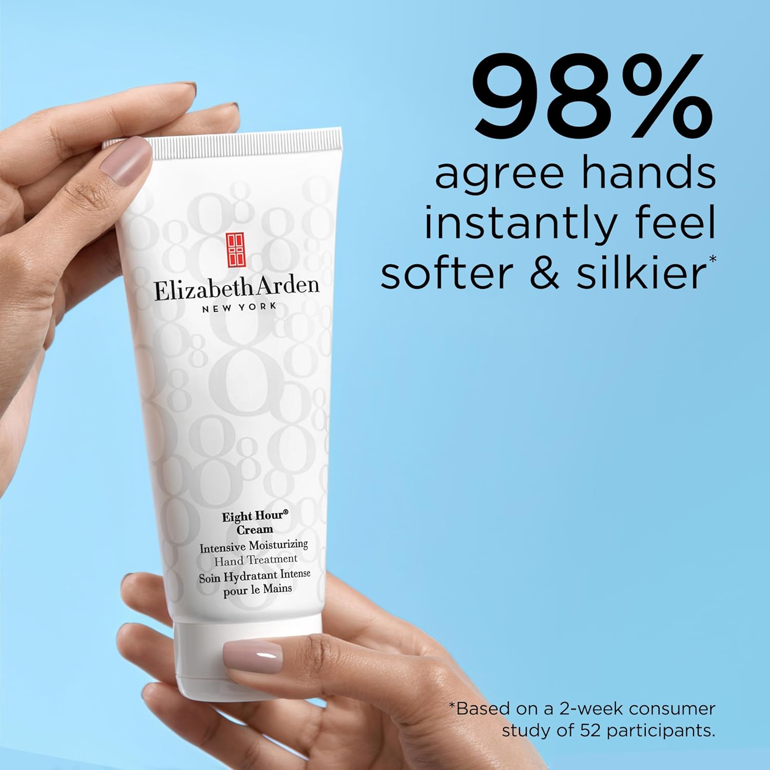 Elizabeth Arden Eight Hour Cream Intensive Moisturizing Hand Treatment, Dry Skin Lotion - Image 2