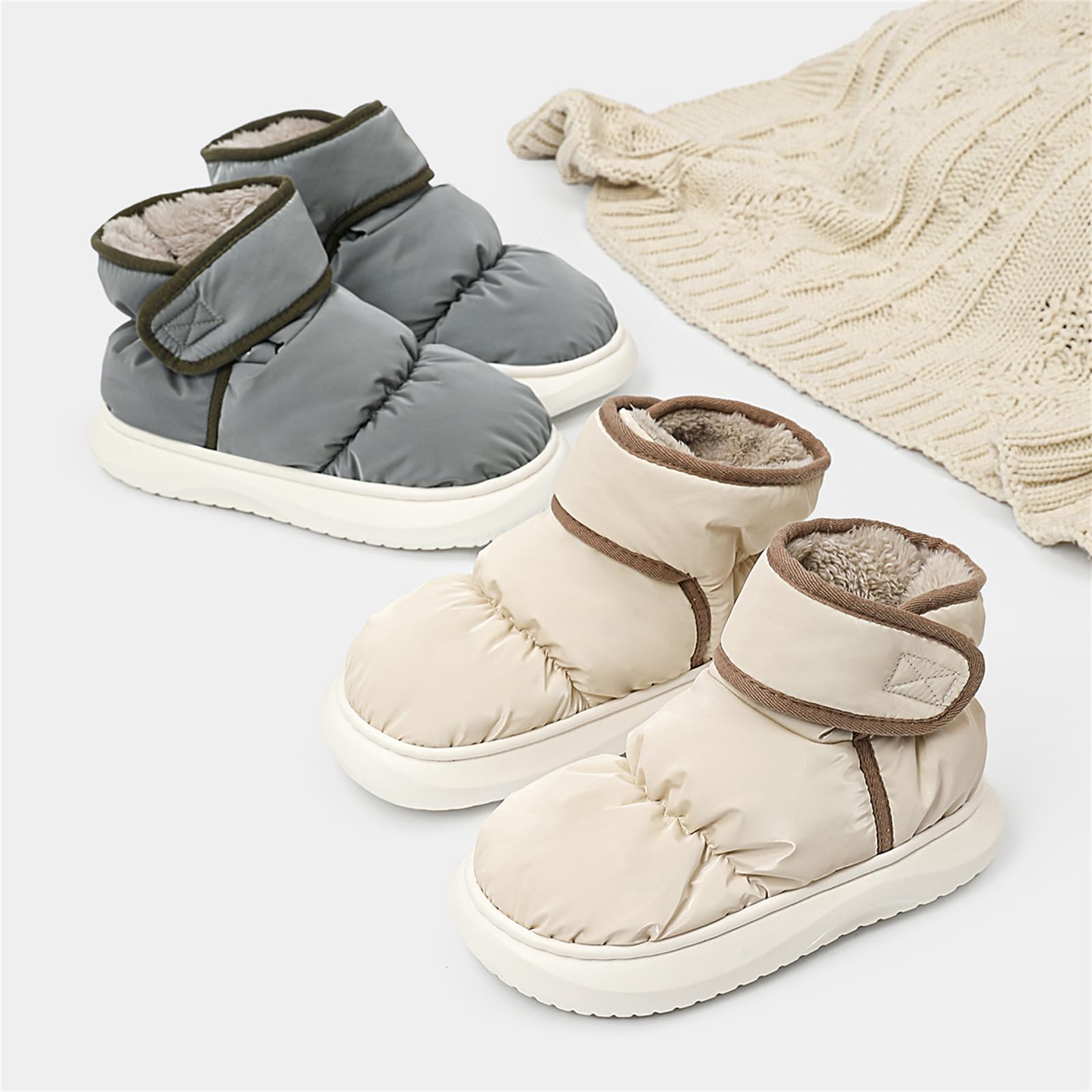 Pantofola Invernale Ciabatte di Cotone Impermeabili E Scarpe di Cotone Peluche