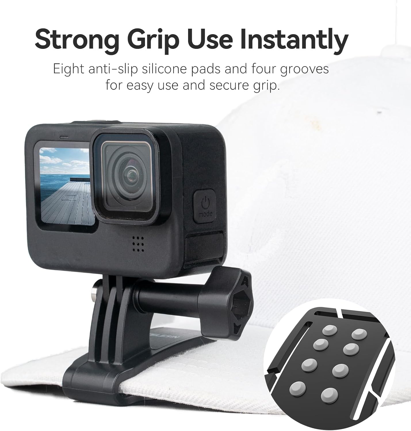 Strong Grip of the Cap Clip