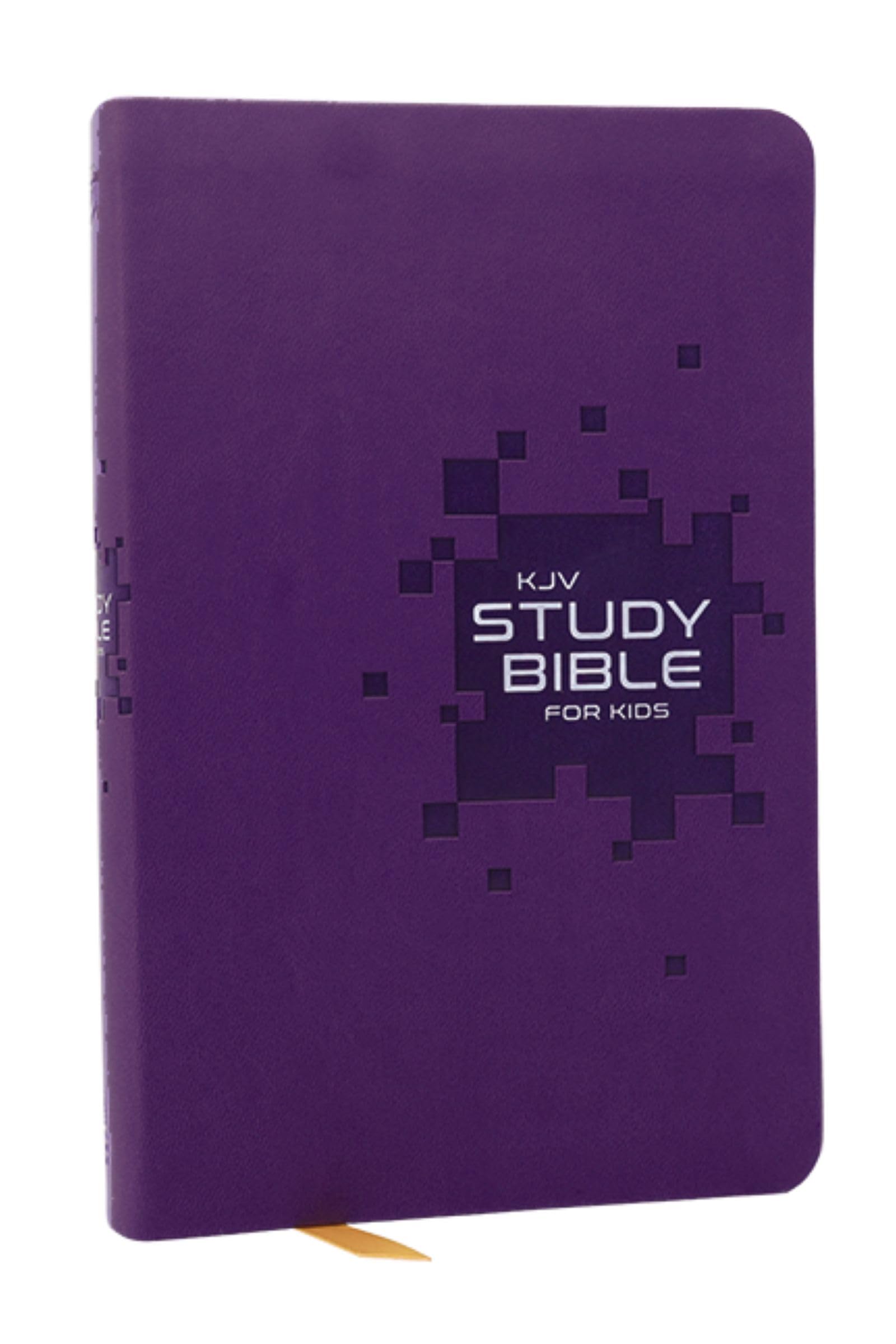 KJV Study Bible for Kids, Purple Leathersoft: The Premier Study Bible for Children (Ages 7-12)