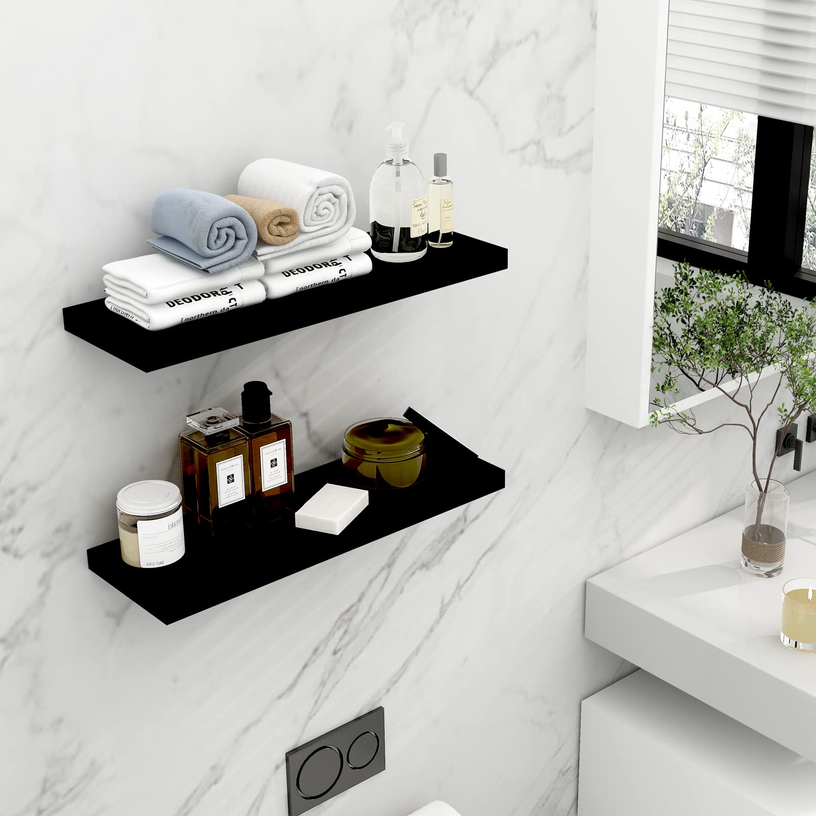 Amazon.com: WELLAND Simons Floating Wall Shelf Ledge Shelves, 36