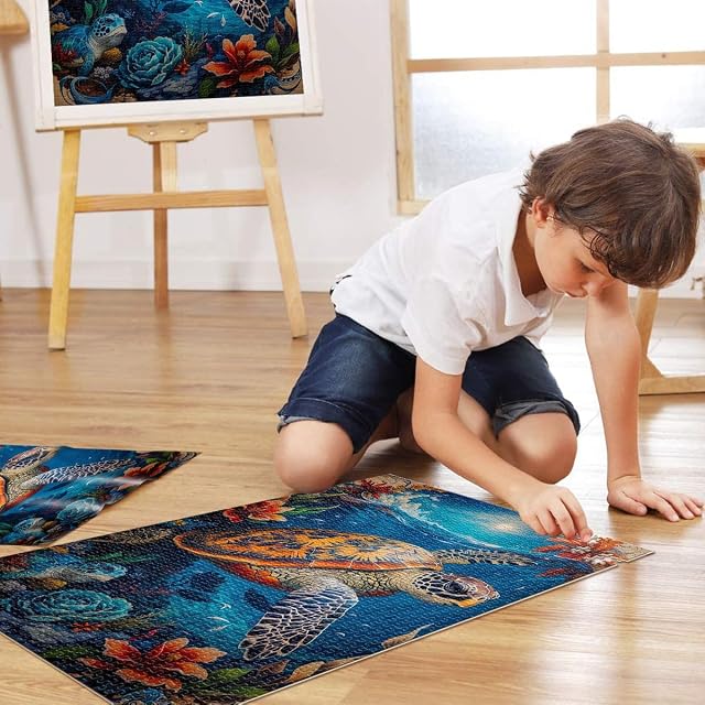 Foto 4 de 6 de Puzzles de 1000 Piezas para Adolescentes Tortuga