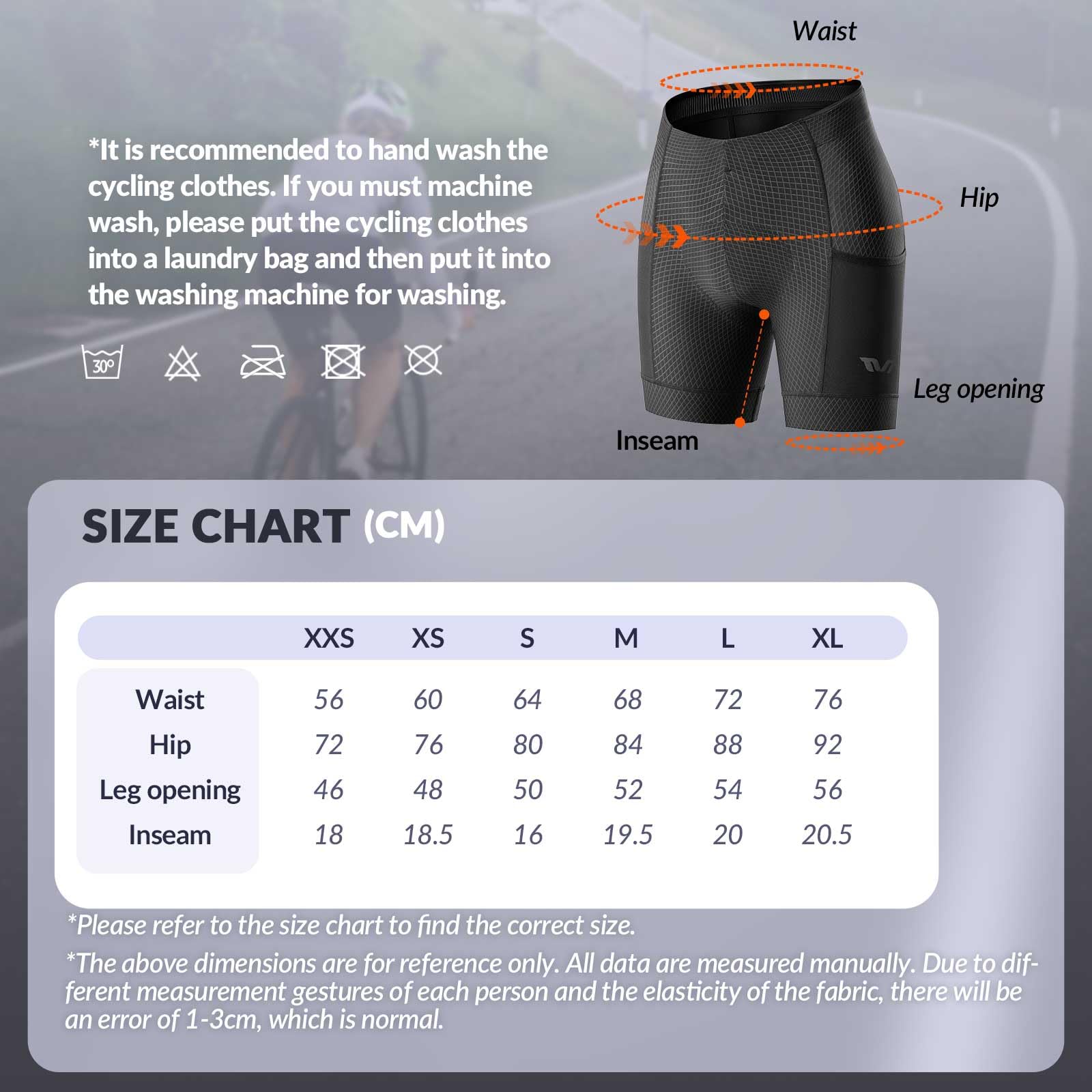 ROCKBROS TVI Pantaloncini Bici Donna Imbottiti, Pantaloni Ciclismo Estivo, Pantaloni Corti Bicicletta Rapida Asciugatura Leggero Traspirante per MTB, Bici da Strada
