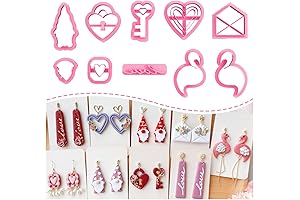 Polymer Clay Cutters for Earring Creation