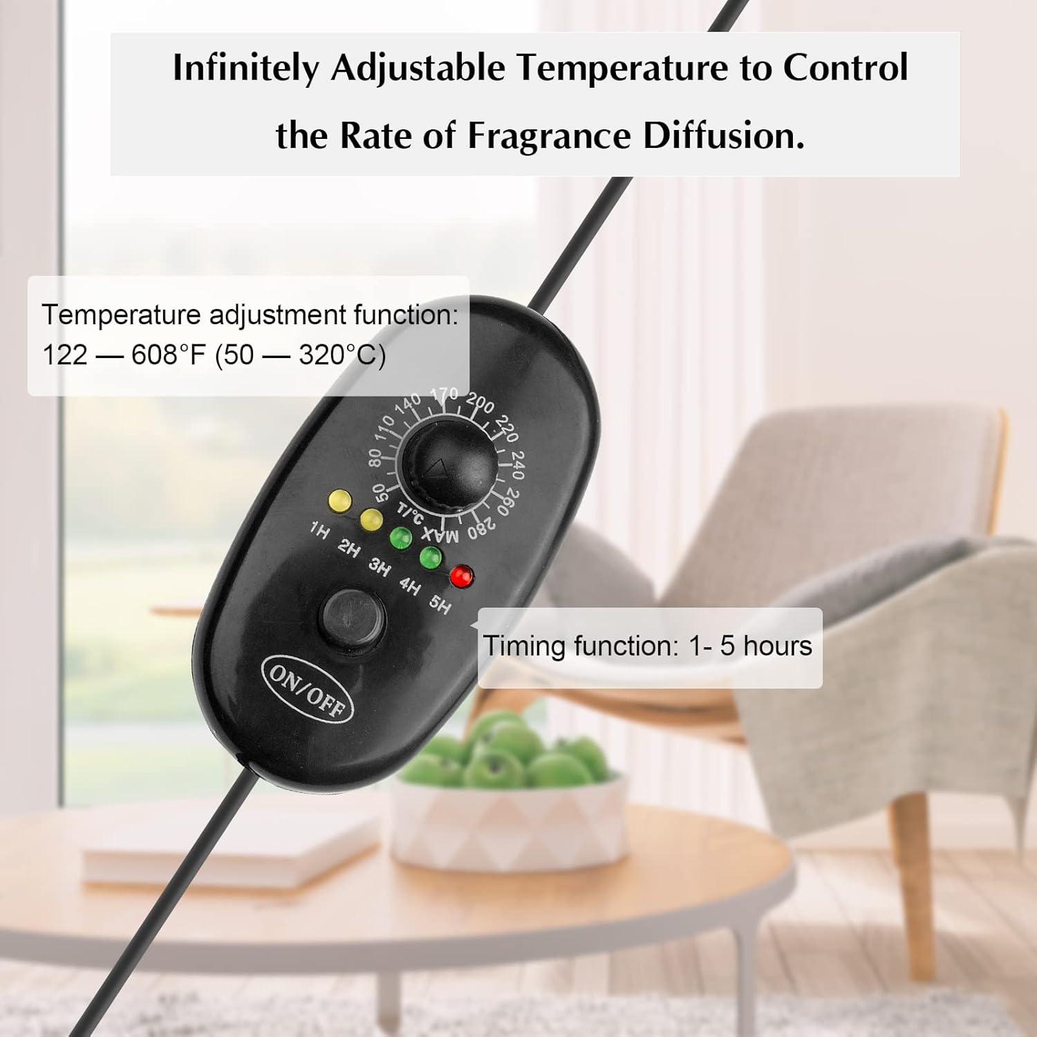 Electric Incense Burner with Timer, Frankincense Resin Burner, Palo Santo Burner, Bakhoor Burner, Educes The Trouble of Igniting, No Open Flame, Eliminates fire Hazard, Safer, Made Easy.