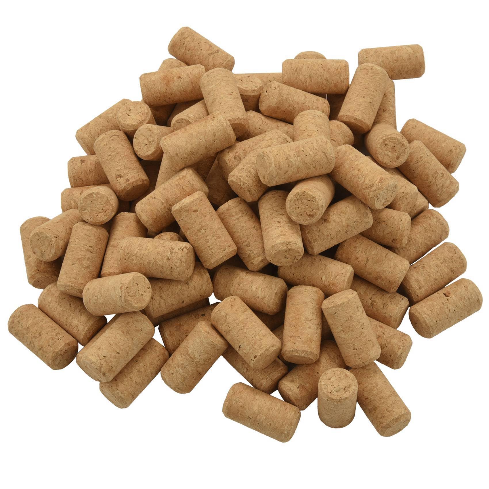 400Pz Tappi di Legno Diritti Tappo di Vino Tappo di Bottiglia di Legno Tipo di Cono Bottiglia di Vino Tappi di Sughero Tappo di Chiusura Tappo di Bottiglia di Birra