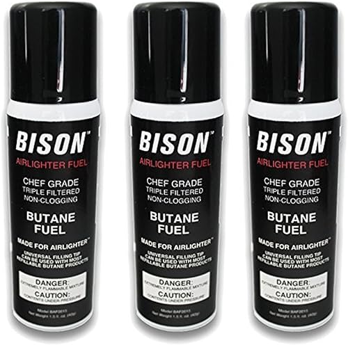 Bison Firestarter portátil Airlighter con 3 recambios adicionales