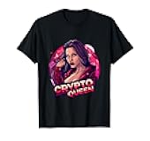 Crypto Queen Cryptocurrency HODL Bitcoin Blockchain Women T-Shirt