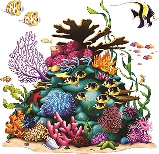 Coral Reef Prop (3 fish included) Party Accessory  (1 count) (1/Pkg)