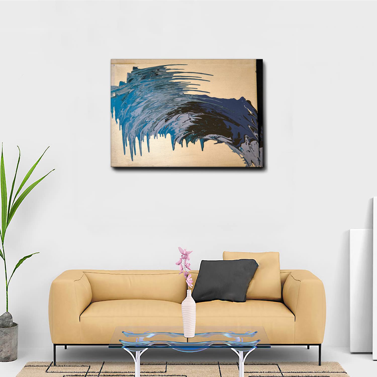 Giallobus - Quadro - Brad Zimmerman - Maestosa - Tela Canvas Telaio Premium Alto Spessore - 100x70 - Pronto da Appendere - Quadri Moderni per la casa